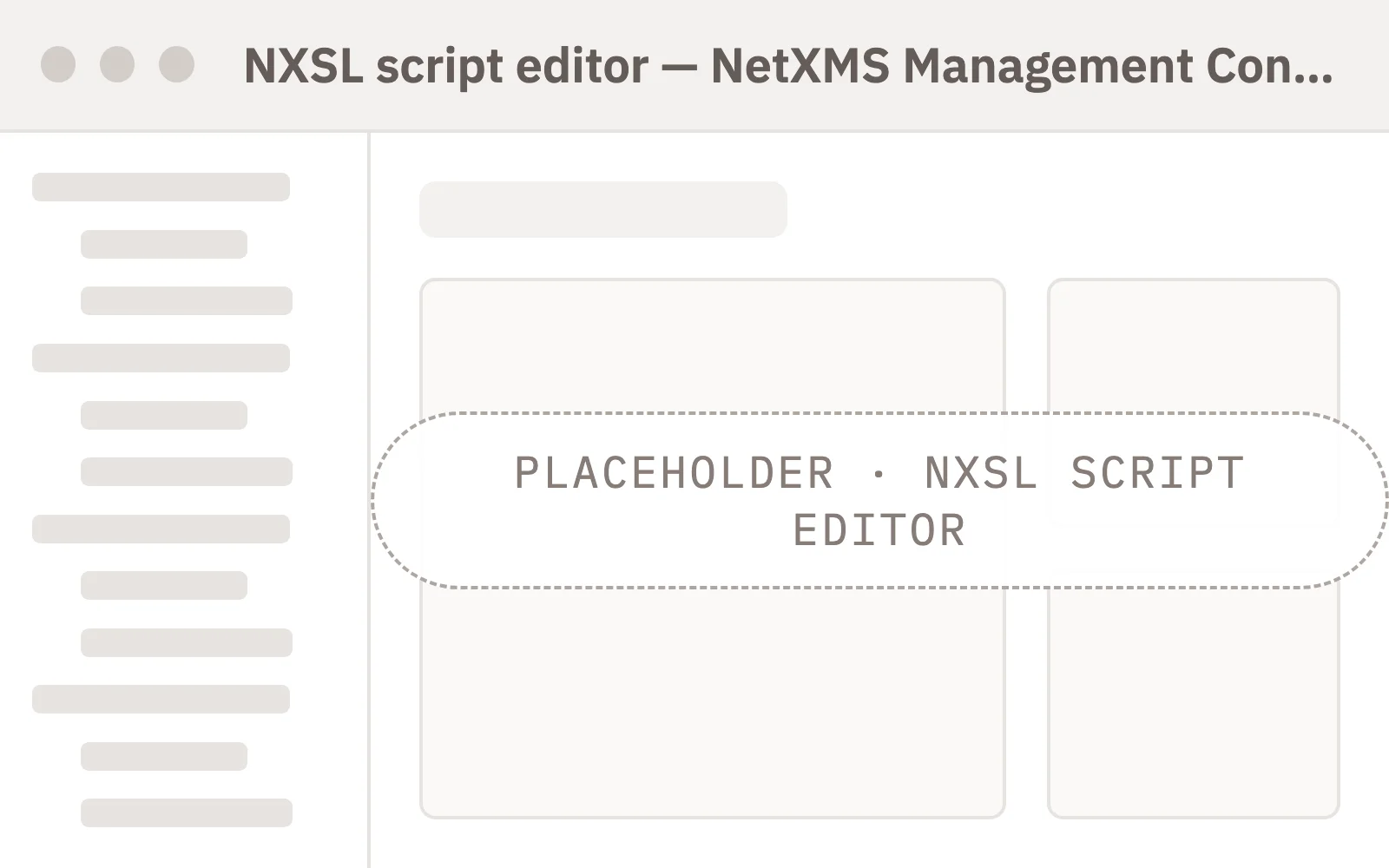 NXSL script editor