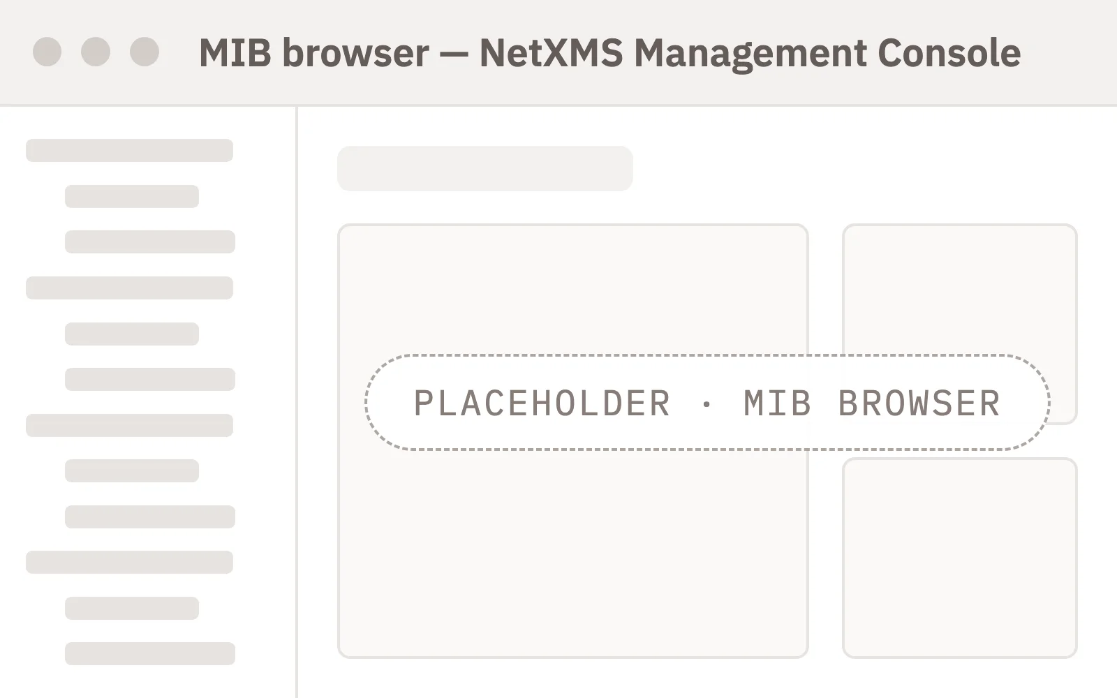 MIB browser with an expanded OID tree