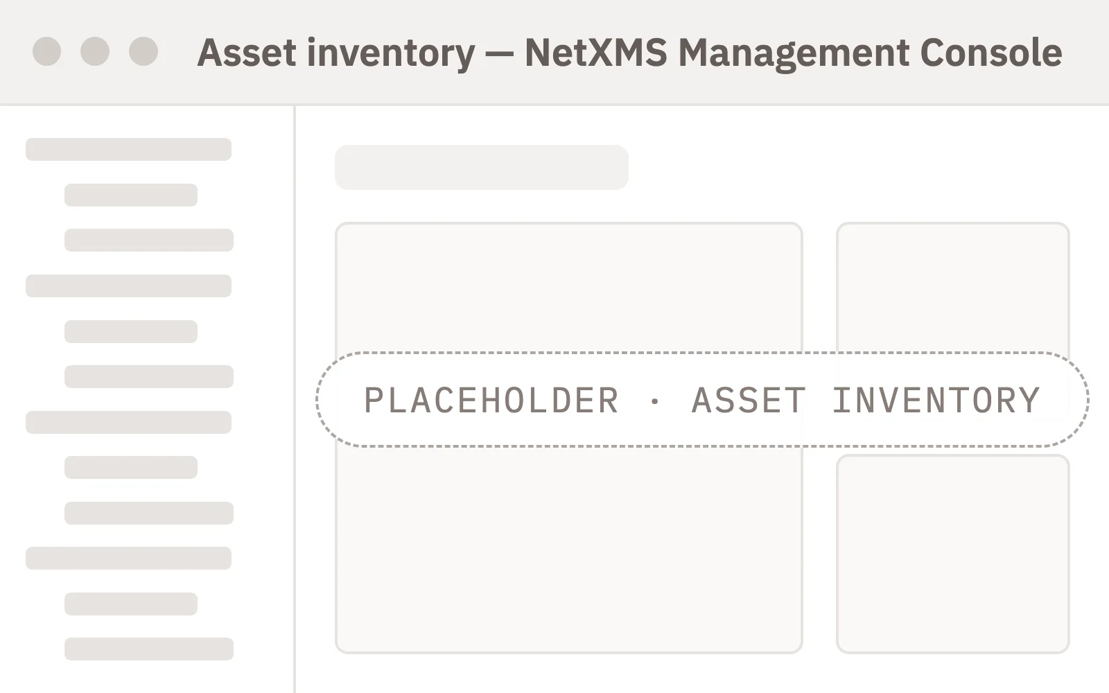 Asset inventory with hardware and software details
